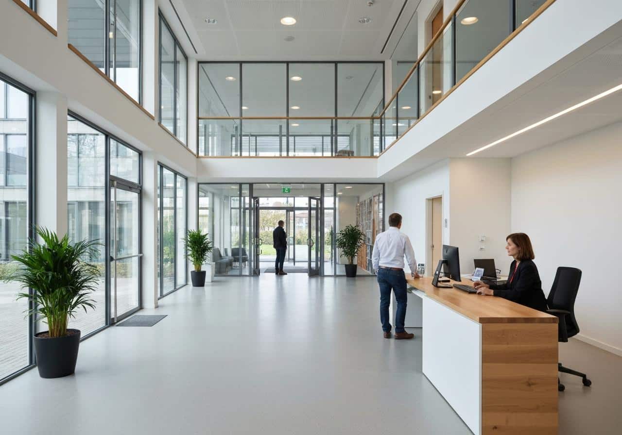 Banque d'accueil professionnelle en entreprise