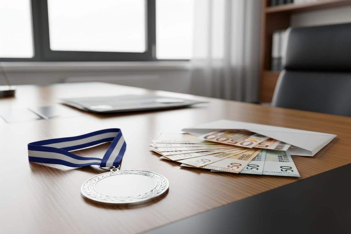 Quelle est la prime pour 20 ans de travail ?